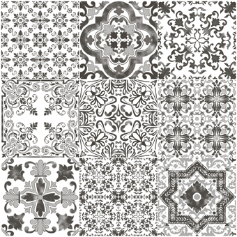 Habitat Chinois Nero 60x60 KW2